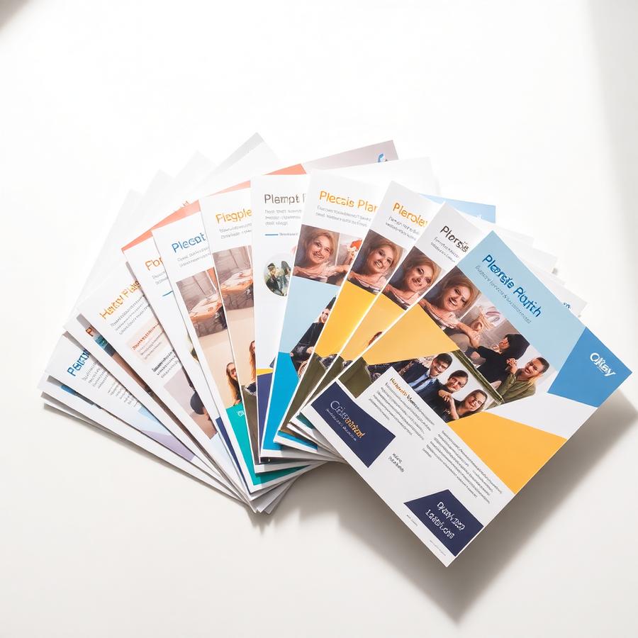 Flyers & Brochures produced by Royal Color LLC